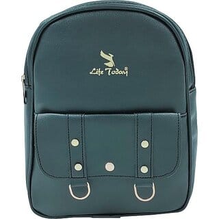 Backpack Small 10 L Backpack New Trendy Fashionable Backpack & Girl Waterproof Backpack (Grey, 10 L)