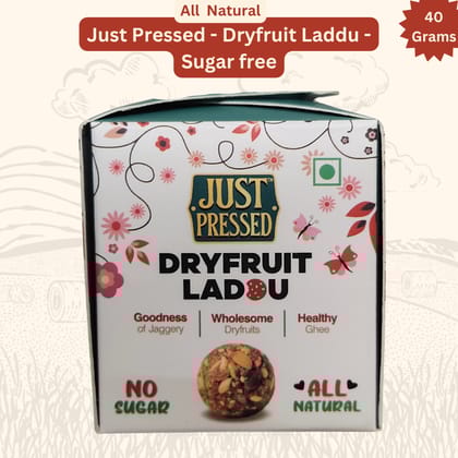 Just Pressed - Dryfruit Laddu - Sugar free - pack of 6