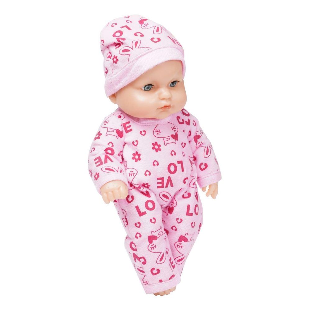 Little Boy in Teddy Printed Dress Doll for Kids (Rotatable Legs Arms with Removable Clothes Set