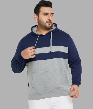 AUSTIVO Fleece Hooded Men's Sweatshirt - Grey ( Pack of 1 )