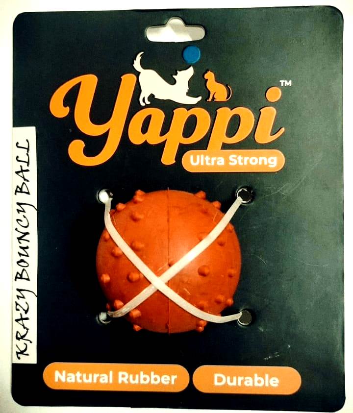 Yappi Krazy Bouncy Ball Small Red