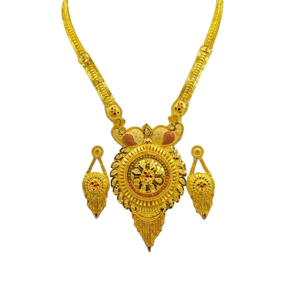 Gorgeous Statement Gold Necklace Set-Latest Fashion Trend