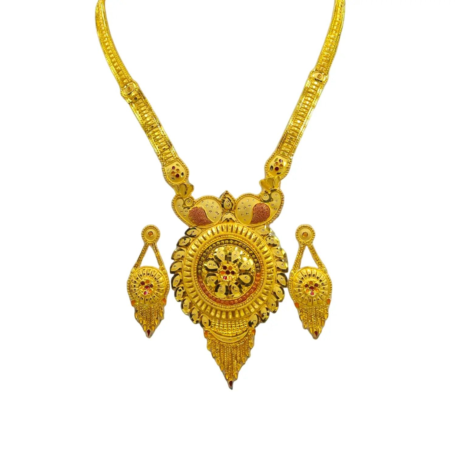 Gorgeous Statement Gold Necklace Set-Latest Fashion Trend