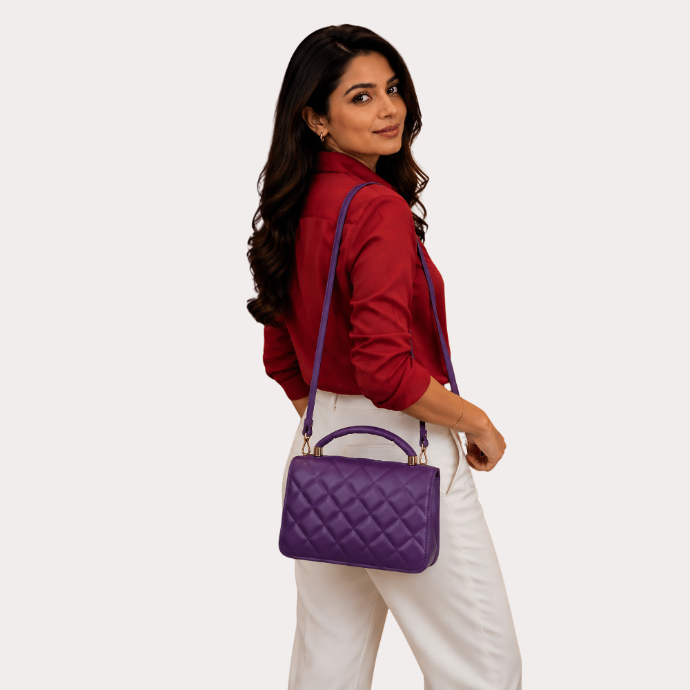 Crystal Pearl Luxe Statement Handbag