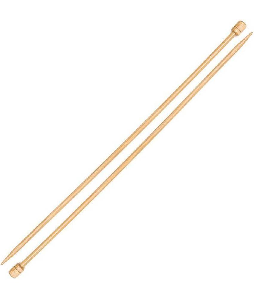 Pony Bamboo Long Knitting Needles Knit Pin Length 33cm, 3.50 mm
