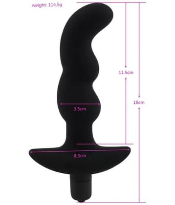 Kamahouse Premium Quality Long Silicon Vibrating Anal Stimulator