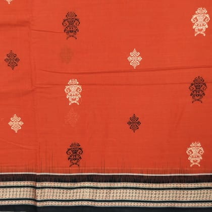 Handloom Bomkai Cotton Ikat Saree