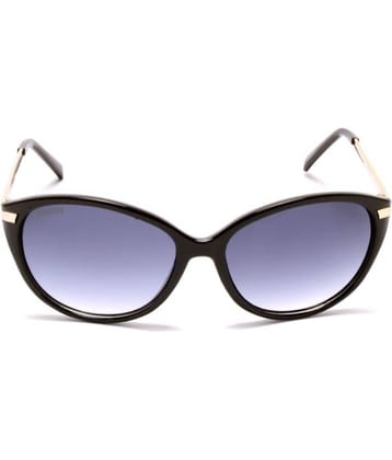 Roadies - Black Oval Sunglasses ( Pack of 1 )