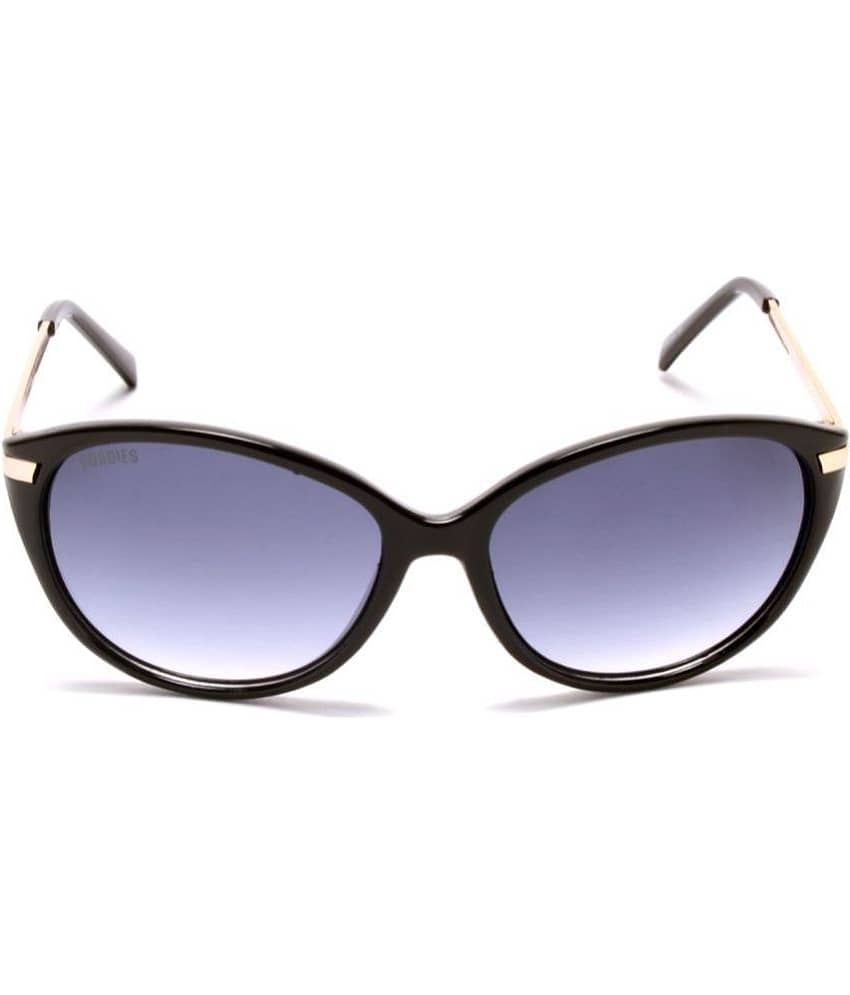 Roadies - Black Oval Sunglasses ( Pack of 1 )