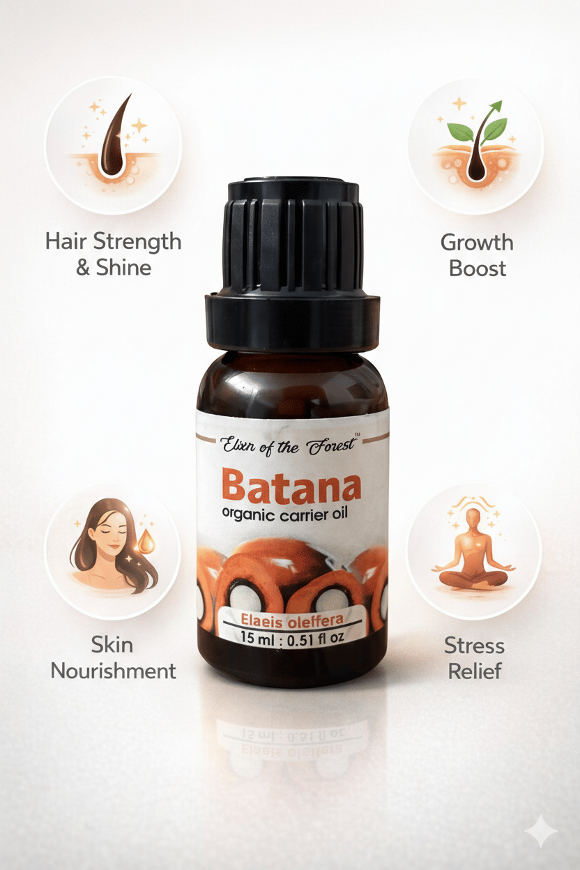 Elixir of the Forest Batana Oil 30 ml (10 ml X 3) | Value Pack Hair Oil | Growth Boost & Deep Hydration