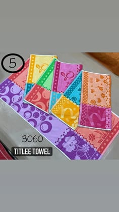 Titlee Towel ( Colour - Royal Purple )
