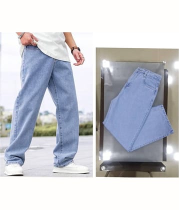 9x denims Clean Look Men's Jeans - Light Blue ( Pack of 1 )