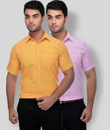 DESHBANDHU DBK - Multicolor Cotton Regular Fit Men's Casual Shirt (Pack of 2 )