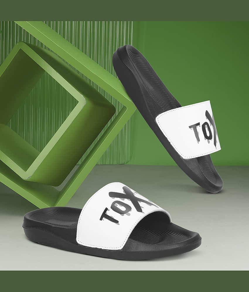 PERY PAO White Men's Slide Flip Flop