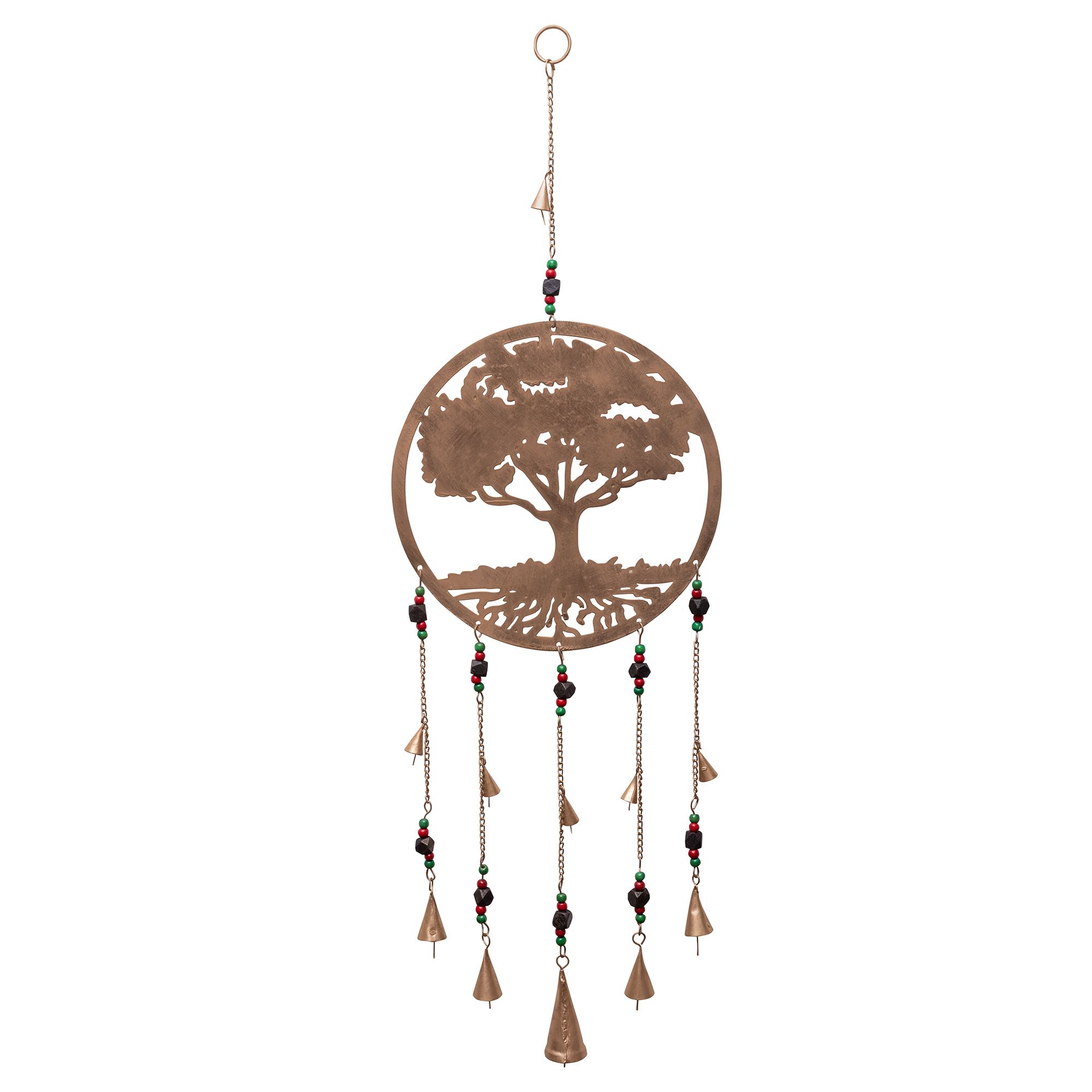 Handmade Brass Bell with Tree of Life Design