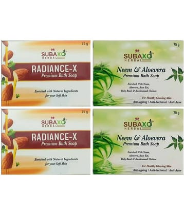 Subaxo - Antibacterial Soap for All Skin Type ( Pack of 4 )