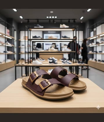 hotstyle Brown Men's Slide Flip Flop