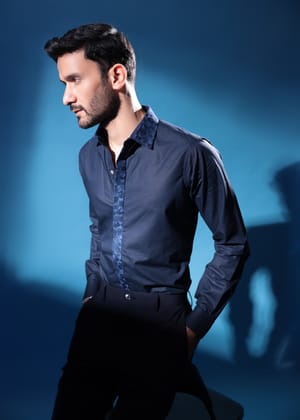 Indigo Soirée Shirt-S