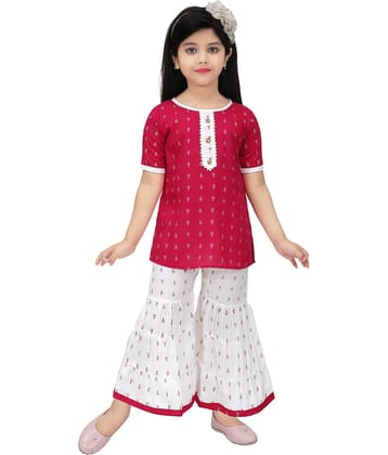 DS DRESSES Pack of 1 Girls Cotton Blend T-shirt & Pants ( Yellow )