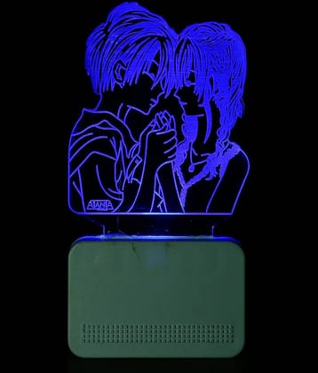 SUPER AJANTA LOVE COUPLE  2005 Night Lamp Multi - Pack of 1