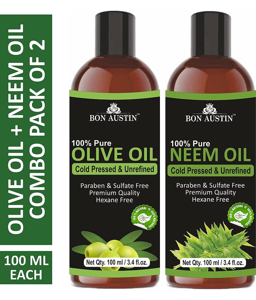 Bon Austin - Hair Growth Olive Oil 100 ml ( Pack of 2 )