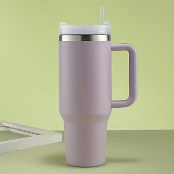 Stainless Steel Travel Tumbler - 1200 ml - Purple - Single Piece