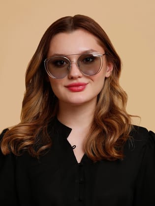 SUNNIES Large Full Frame Metal Butterfly Solid Polarized Women Sunglasses-SNS-11716-C202