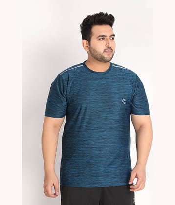 Chkokko - Sea Green Polyester Regular Fit Men's Sports T-Shirt ( Pack of 1 )