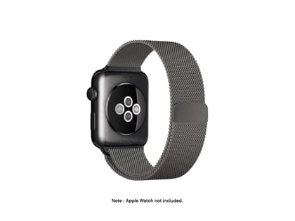DailyObjects Magnetic Milanese Loop Apple WatchBand (42/44/45mm) - Graphite