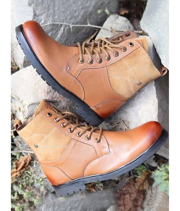 Fausto Tan Men's Casual Boots