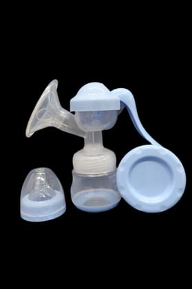 FAIRBIZPS Silicone Manual Breast Pump Manual with Feeding Nipple BPA Free - Manual