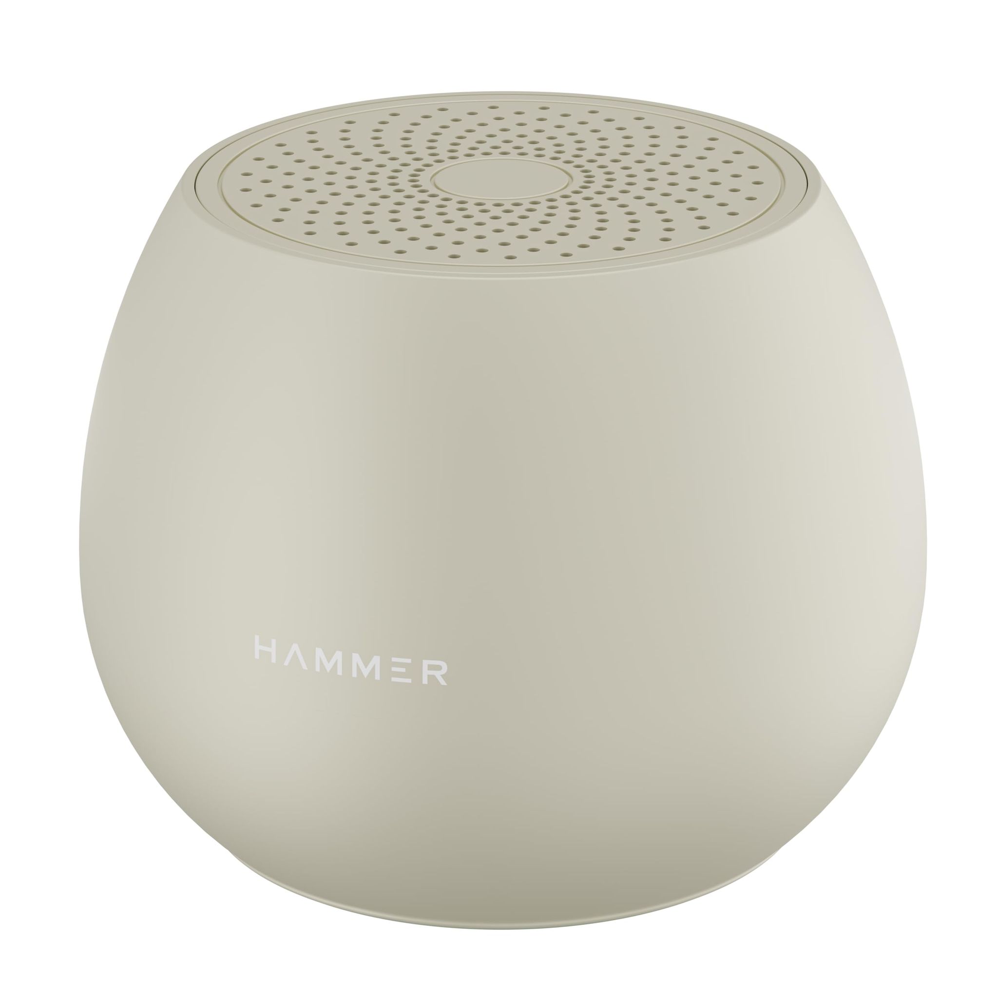 HAMMER Drop 5W Bluetooth Wireless Speaker with Twin Pairing, 1200 mAh Battery, 100H Standby Time, TWS Function, TF Card, USB Slot, Auto-Pairing, in-Built Mic, Type-C Charging, 52mm Driver (Beige) HAMMER Drop 5W Bluetooth Wireless Speaker with Twin Pairin