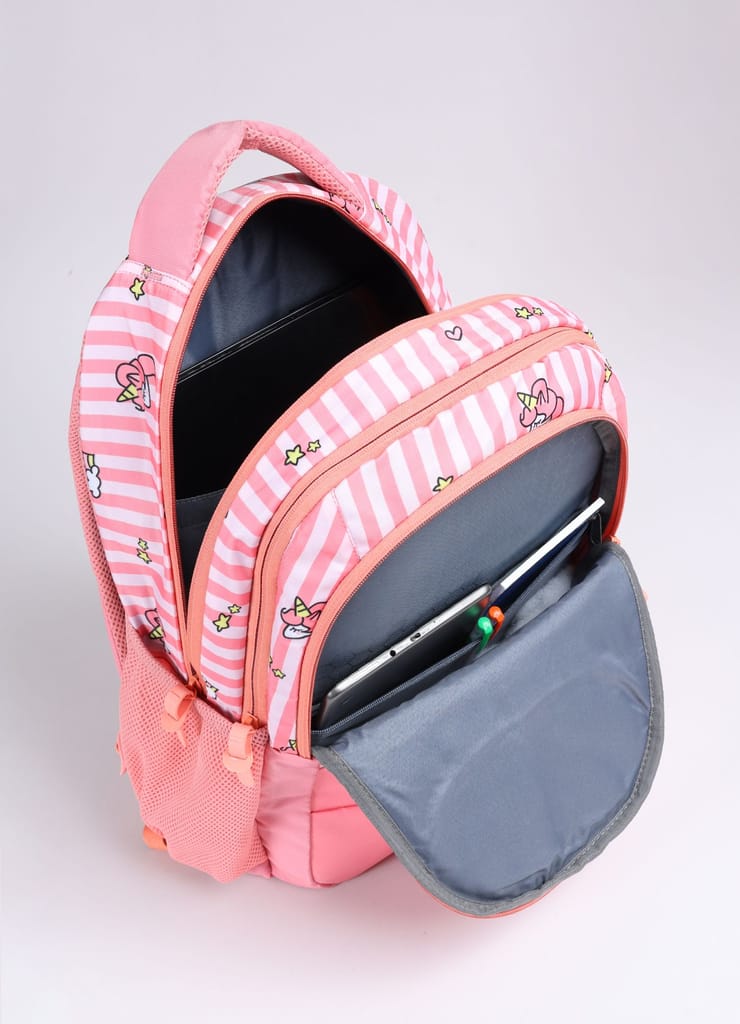 PB Pearlbags Polyester Water Resistant Casual Backpack With Laptop Sleeve For School,college & Office For Boys and Girls,Men & Women