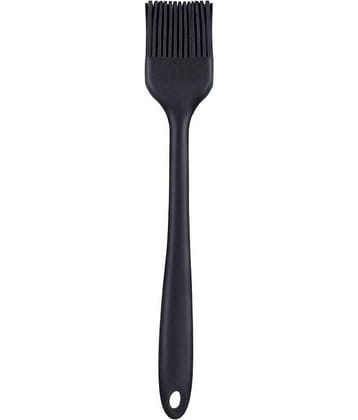 Baskety Black Silicone Basting Pastry Brush Spatula ( Pack of 1 )