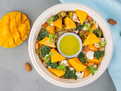 Cajun Mango, Quinoa & Kale Salad