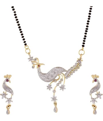 Sunhari Jewels - Silver Mangalsutra Set ( Pack of 1 )