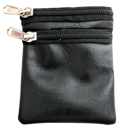 Aimani PU Leather Pouch Case for Pocket with Zipper for Men, Handmade Storage Carrying Travel Pouch
