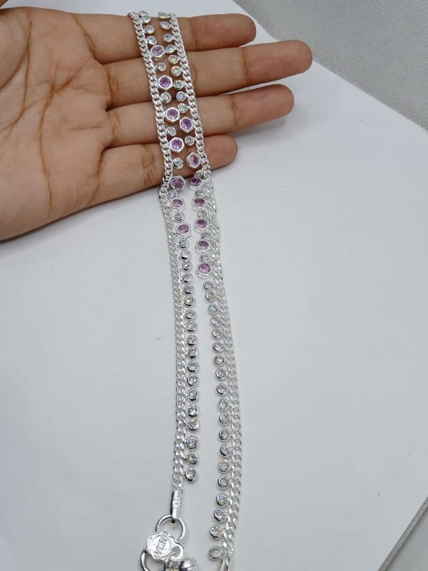Pure silver payal 75percent P = 14