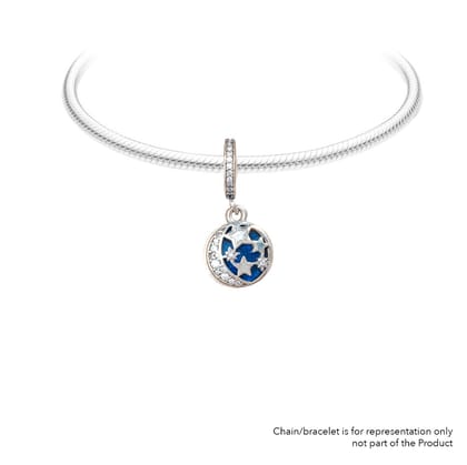 Starry Night | 925 Silver charms for Bracelets / Chain-Free / Silver / Modern