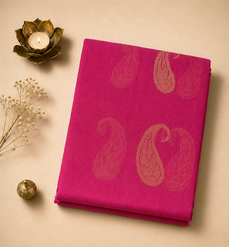 Handloom Chanderi Silk Cotton Saree