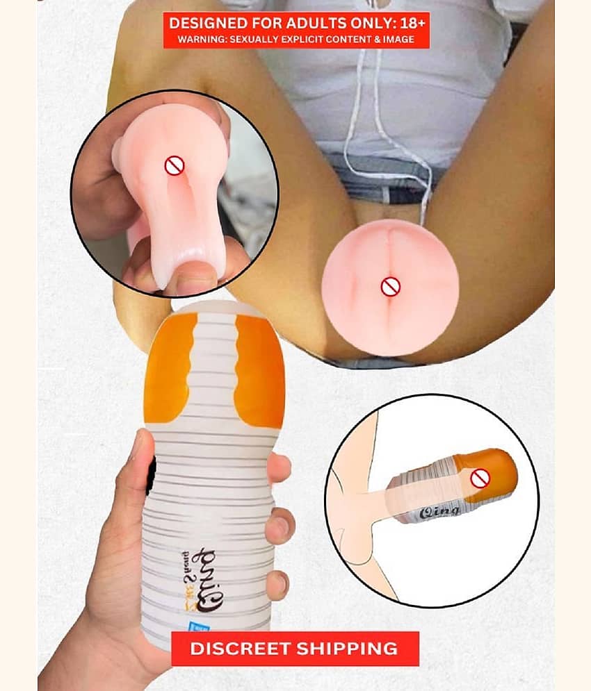 SNAIL CUP MALE MASTURBATOR REALISTIC POCKET PUSSY STROKER VAGINA ORAL ANAL ADULT SEX TOY  BY KamYog