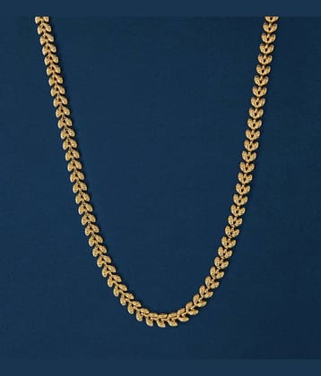 Dzinetrendz Gold Plated Chain ( Set of 1 )