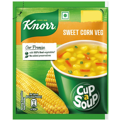 Knorr Instant Sweet Corn Cup A Soup, 10 G