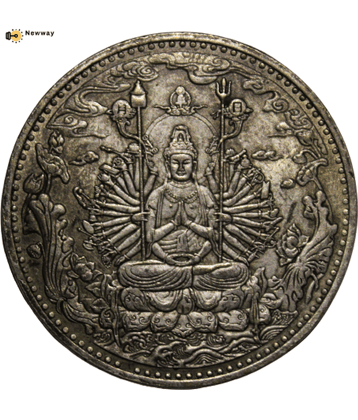 newWay - Lucky Preying Buddha coin 1 Numismatic Coins