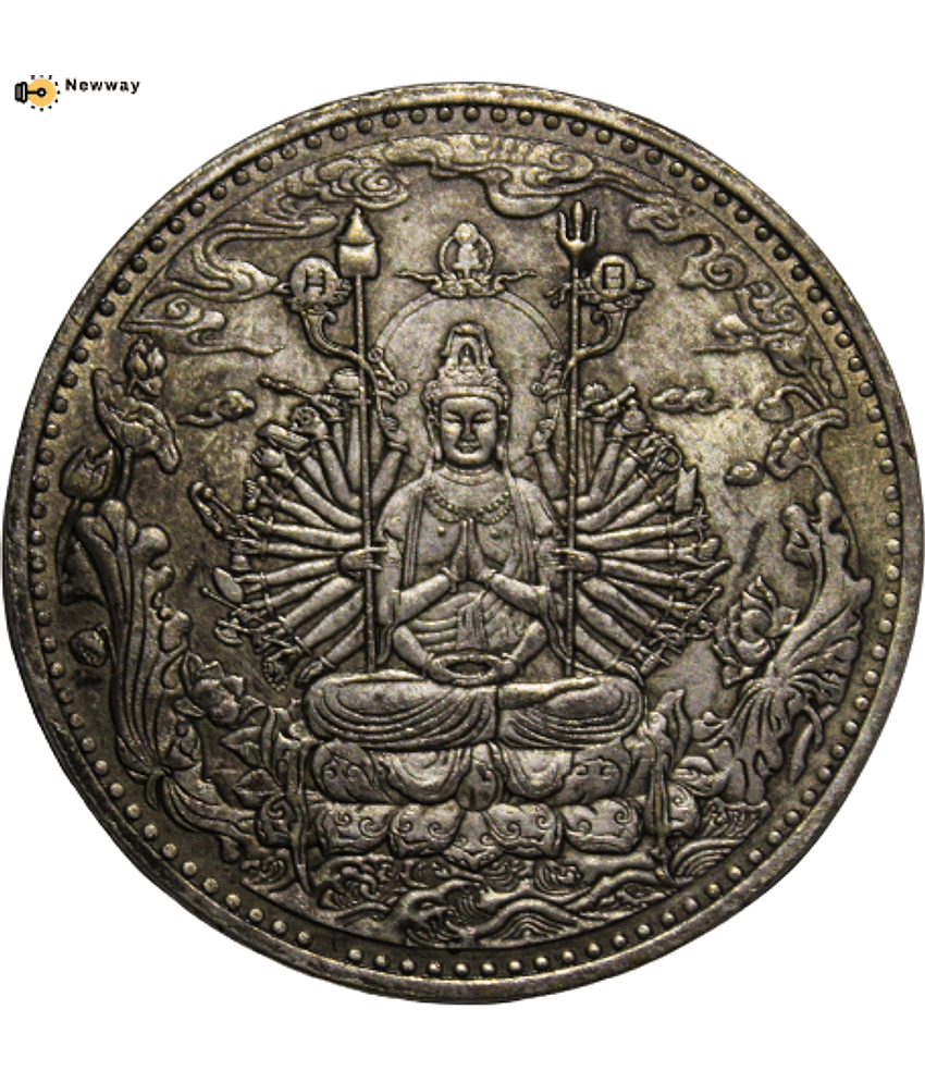 newWay - Lucky Preying Buddha coin 1 Numismatic Coins