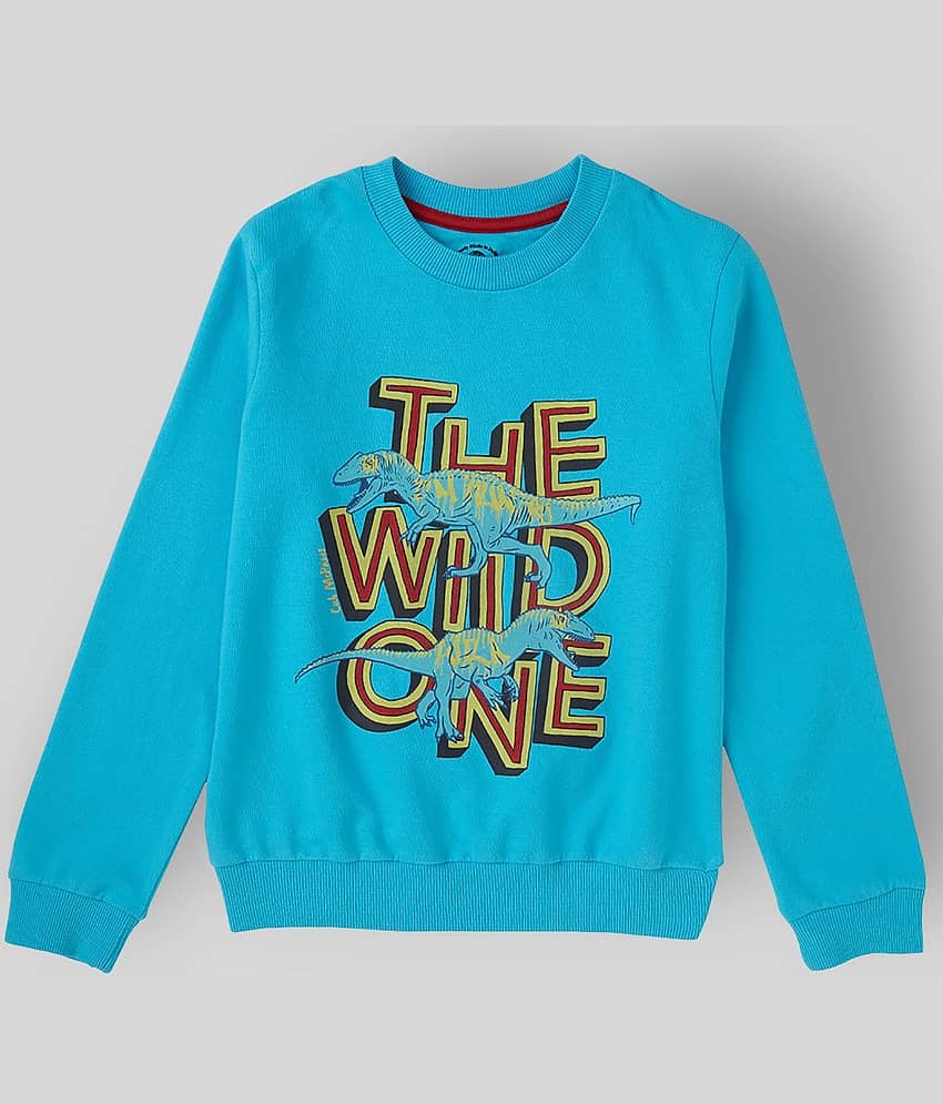Cub Mcpaws Pack of 1 Boys Cotton Sweatshirt ( Blue )