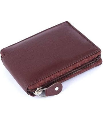 Classic World PU Printed Men's RFID Wallet With 3 Slots For Card ( Maroon , Pack of 1 )