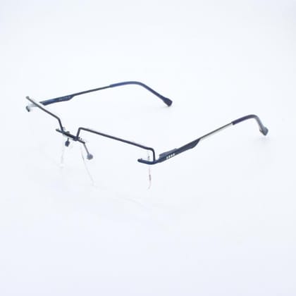 Lensoz Elite X Luxe Rimless Geometric 2 - Narrow - Master Blue