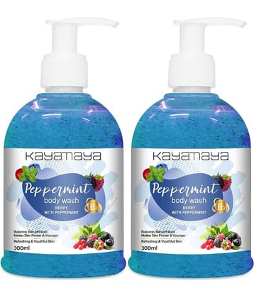 Peppermint Body Wash for Refreshing & Youthful Skin - Pack of 2