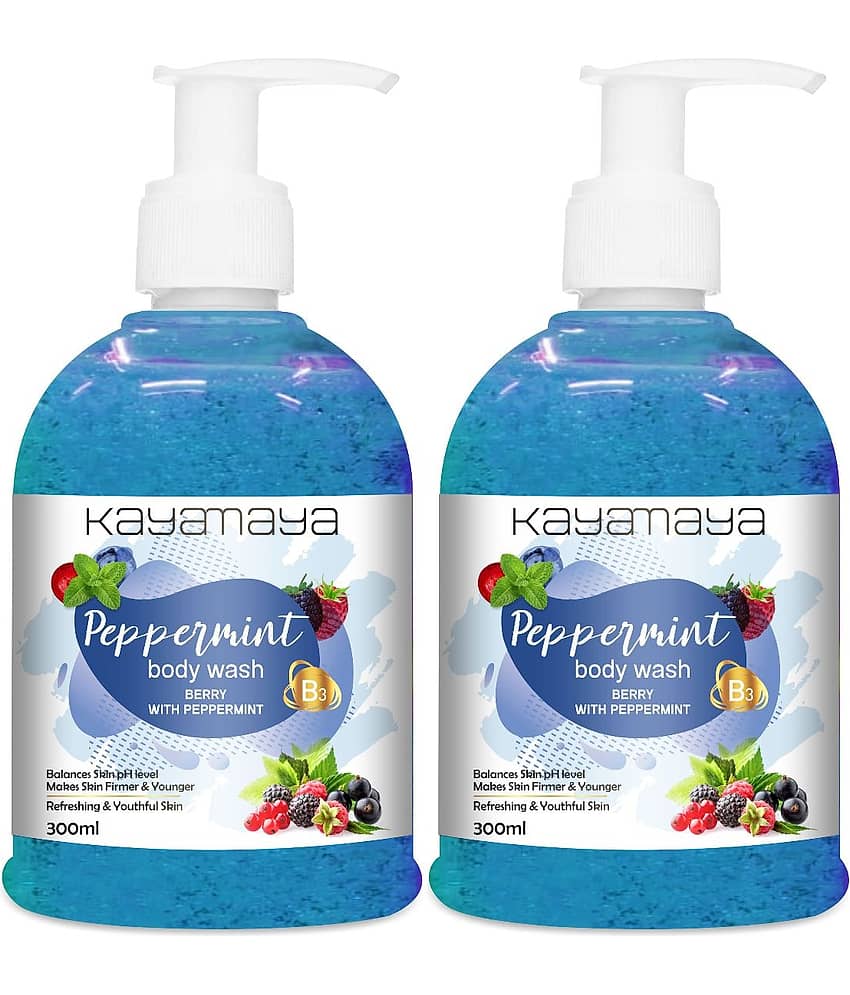 Peppermint Body Wash for Refreshing & Youthful Skin - Pack of 2